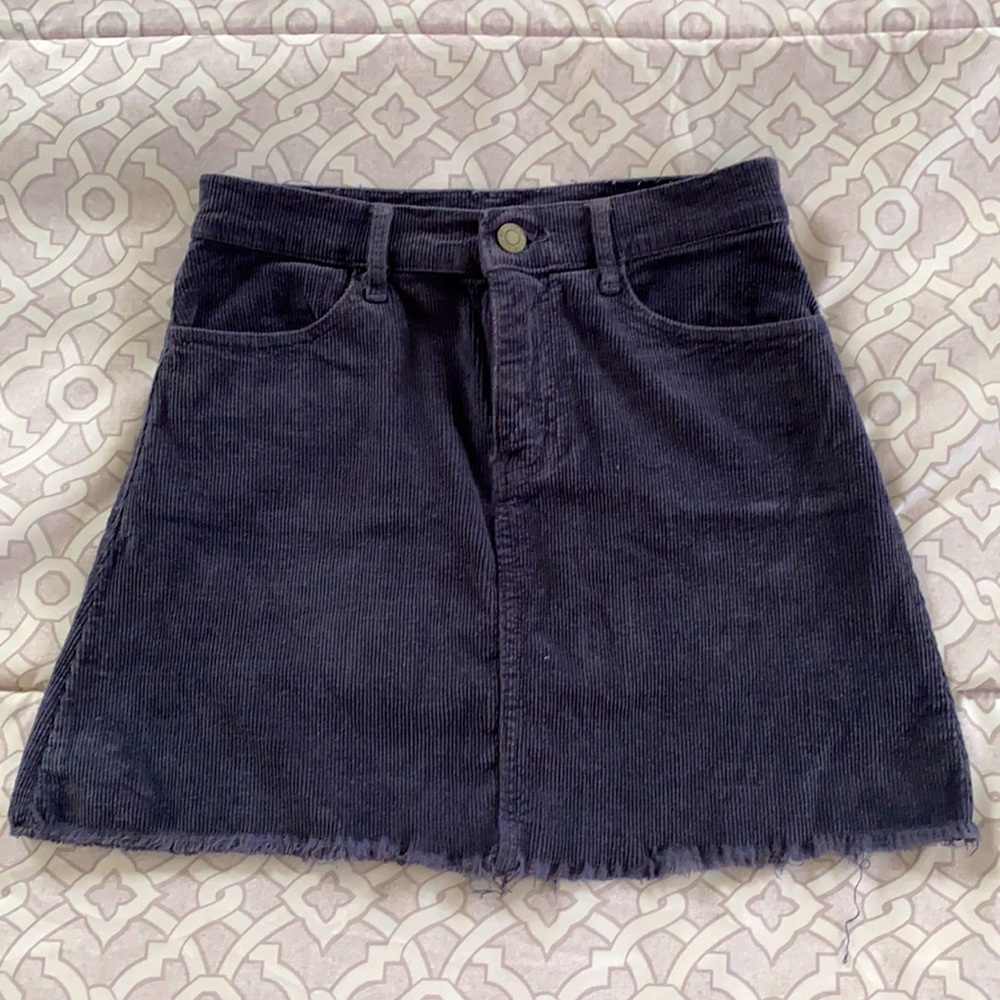 Corduroy Pencil Style Skirt